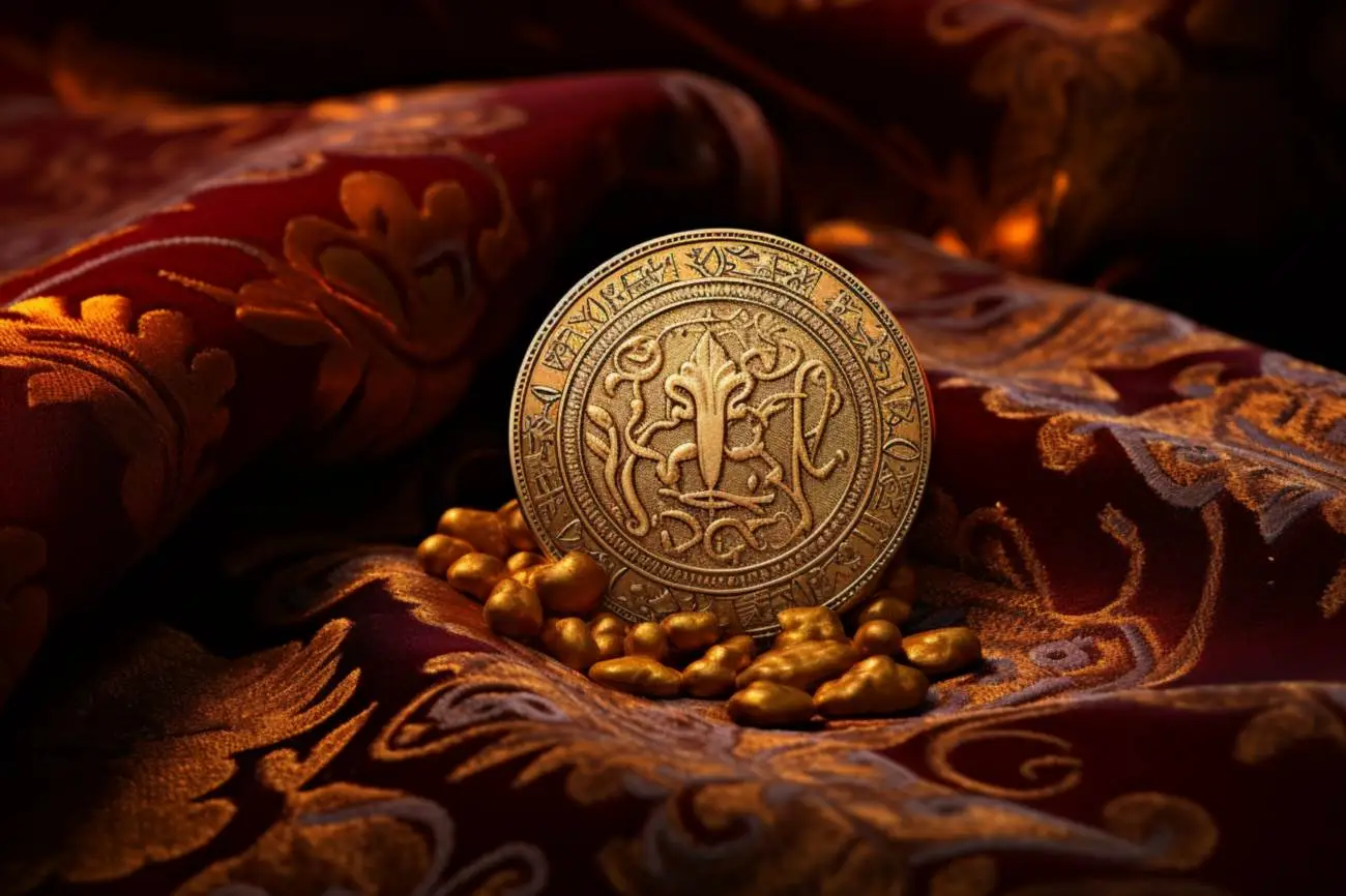 Złota moneta arabska: skarb z minionej ery